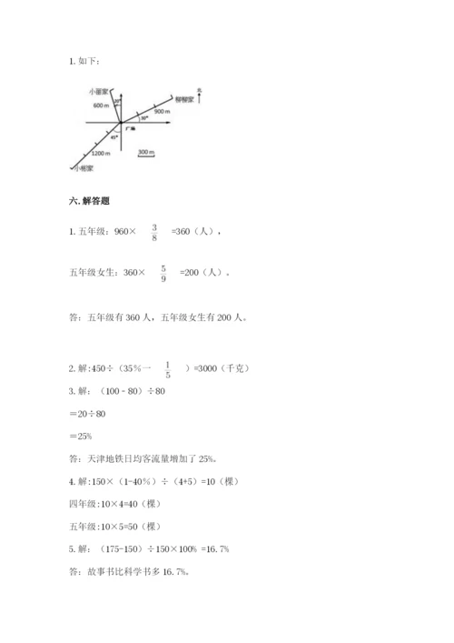小学数学六年级上册期末模拟卷附完整答案（名师系列）.docx