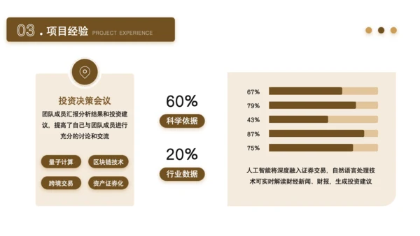 黄色商务风金融分析师求职简历PPT