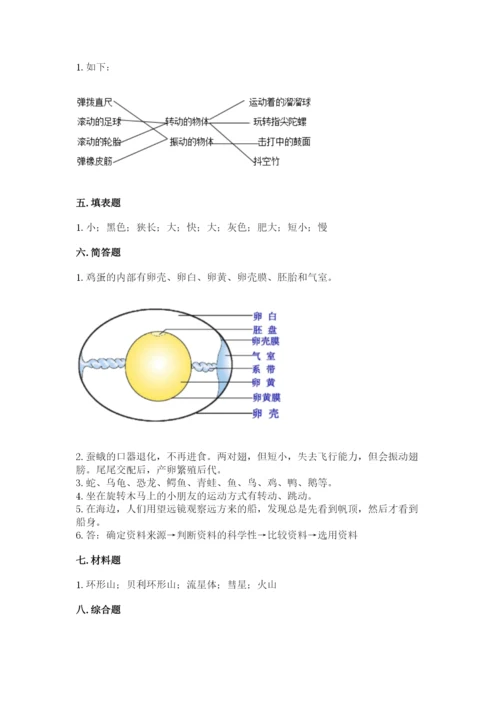 教科版科学三年级下册 期末测试卷精品【预热题】.docx