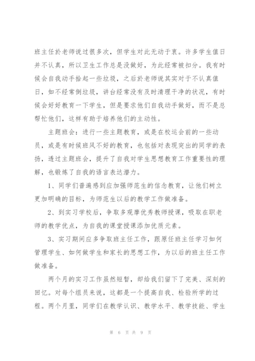 师范生个人顶岗实习总结范文.docx