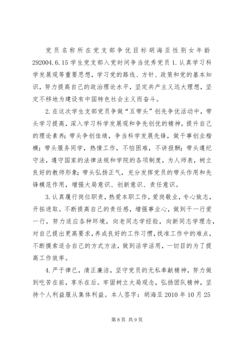 工商学院创先争优活动基层党组织公开承诺书.docx