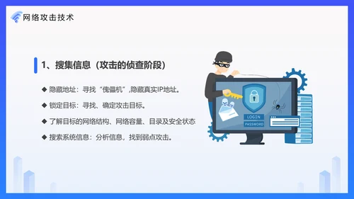 安全上网网络安全技术PPT培训课件模板