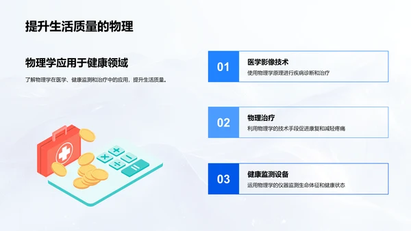 物理学在生活中的应用PPT模板