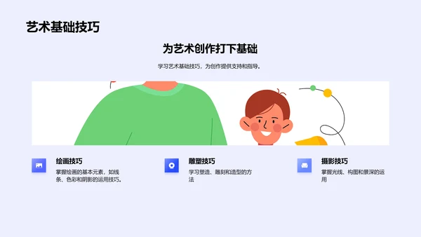 艺术创作教学课件PPT模板