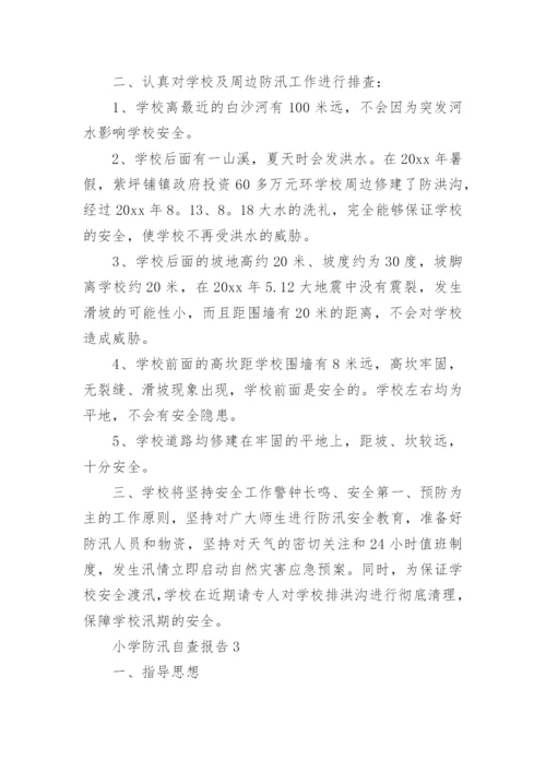 小学防汛自查报告.docx