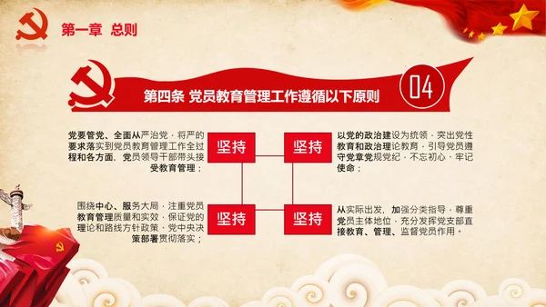 学习党员教育管理工作条例解读PPT党课