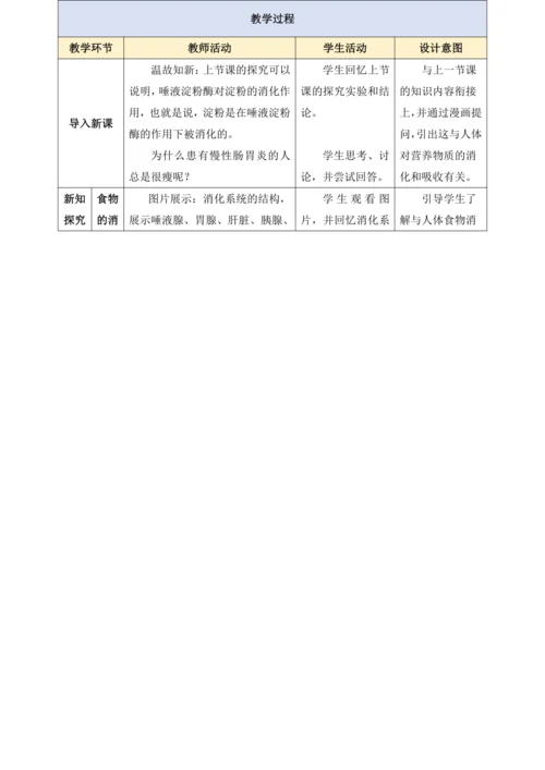 4.2.2.2消化和吸收（第二课时）