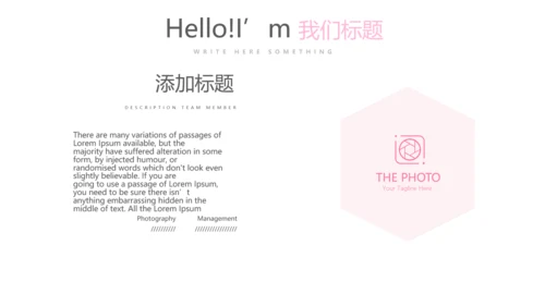 粉色公司产品介绍宣传通用PPT动态模板