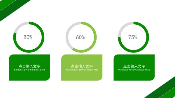 绿色简约几何形状教学教育培训PPT模板