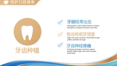 口腔牙科创业融资计划书动态PPT