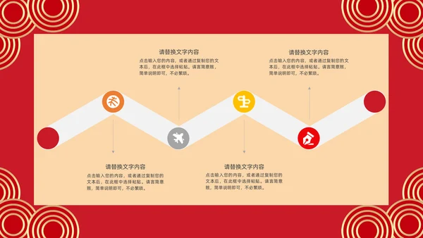 中国传统节日除夕夜由来习俗通用PPT模板