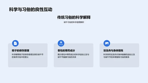 科学解读端午习俗PPT模板