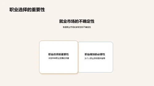 规划之道：职业与就业