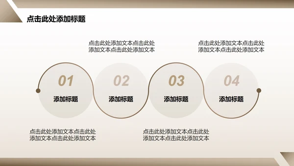 棕色几何简约风文献汇报毕业答辩PPT模板