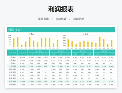 利润报表