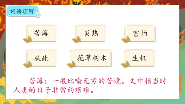 【核心素养】部编版语文二年级下册-24. 羿射九日 第1课时（课件）