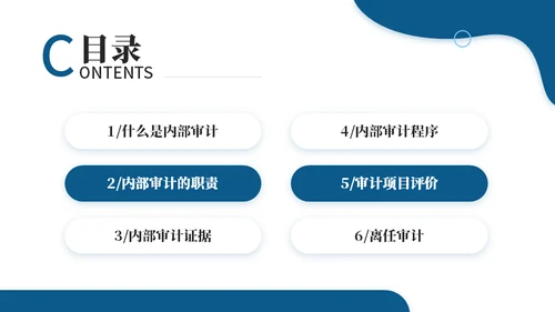会计事务所内部审计简述通用PPT模板