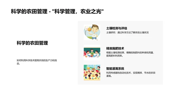 农业科技在现代农业中的应用PPT模板