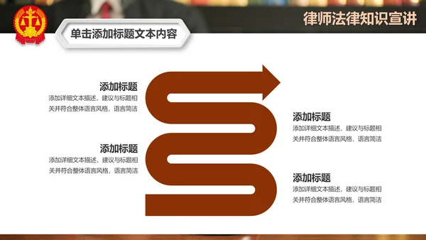 法庭宪法刑法公正公平法律讲堂总结PPT模板
