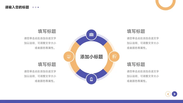 3D卡通紫色插画员工职业规划PPT模板