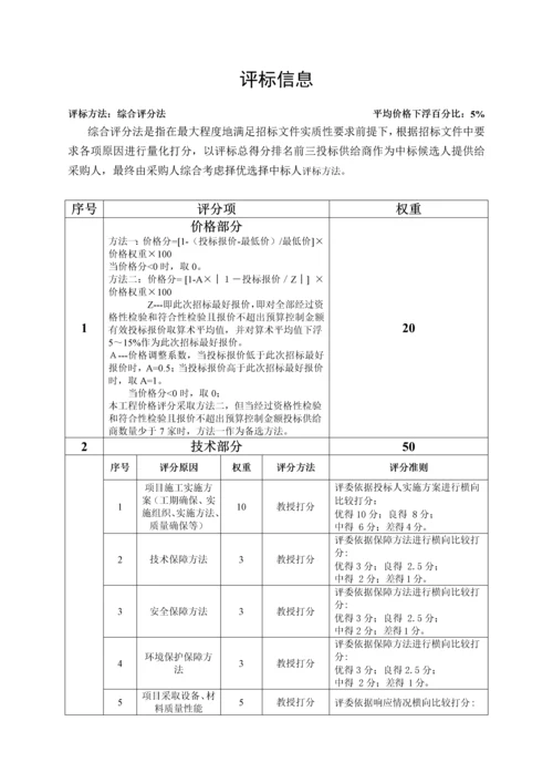 农产品市场升级改造工程招标文件模板.docx