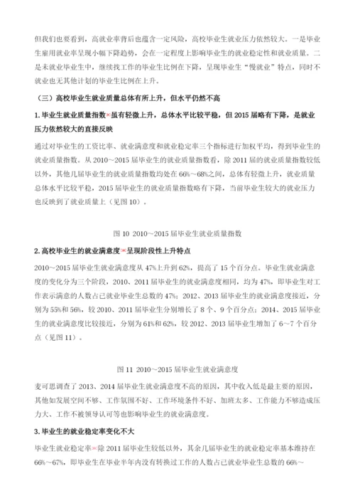 中国就业形势与高校毕业生就业质量报告.docx