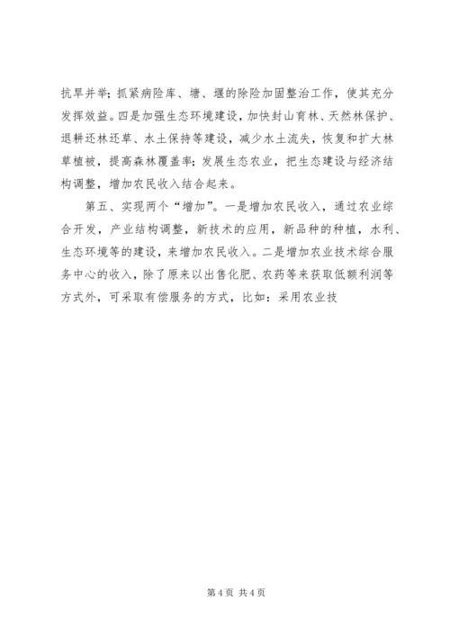 农业技术综合服务中心副主任竞聘演讲 (4).docx