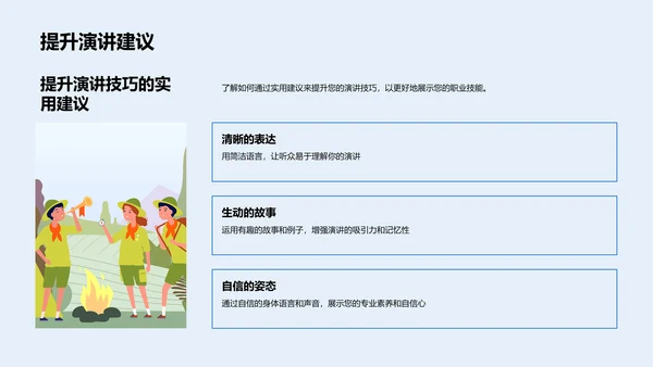 职场演讲技巧研讨PPT模板