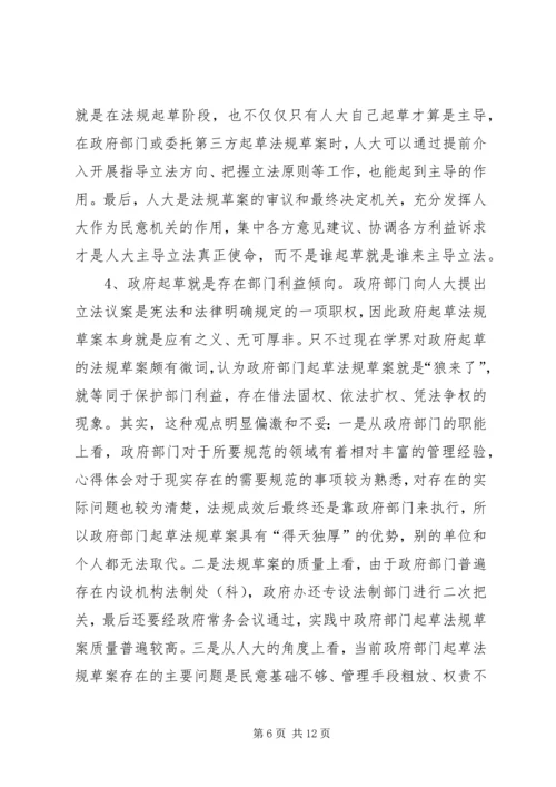 发挥地方人大立法主导作用的调研报告.docx