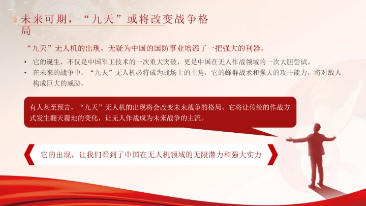 珠海航展空中霸主九天无人机介绍主题党课PPT