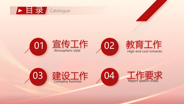 大气党风廉政建设工作总结动态PPT