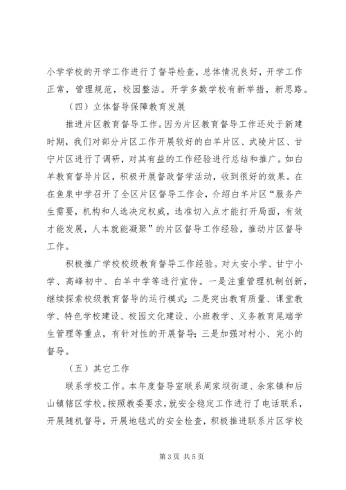 教育督导工作总结及工作计划.docx