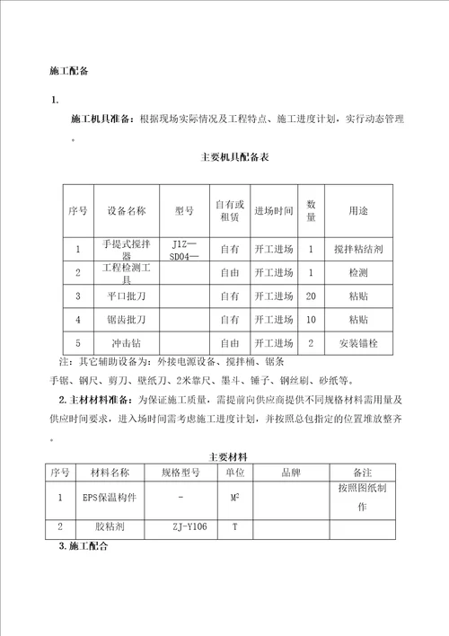 聚苯板EPS保温线条工程施工方案