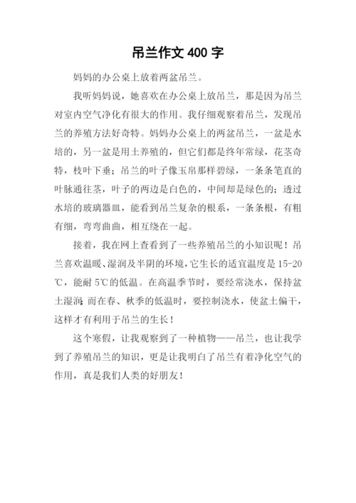 吊兰作文400字-20.docx
