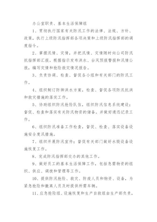 危货运输公司防汛应急预案.docx