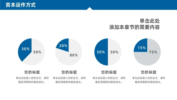 蓝色商务简约商业计划书项目招商PPT模板