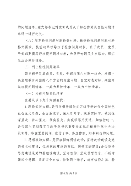 领导干部检视问题工作方案.docx
