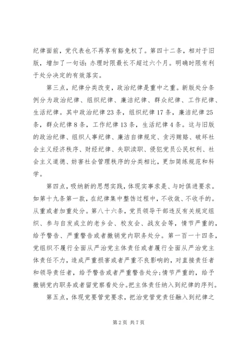 学习党员纪律处分条例心得体会3篇.docx