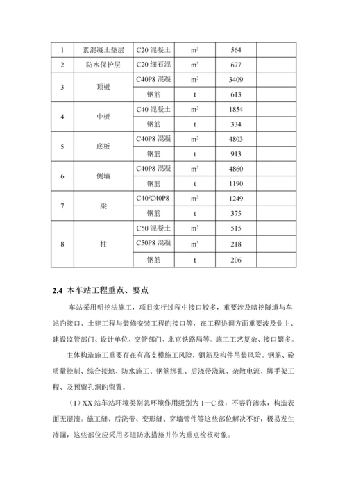 地铁明挖车站主体结构监理实施标准细则.docx