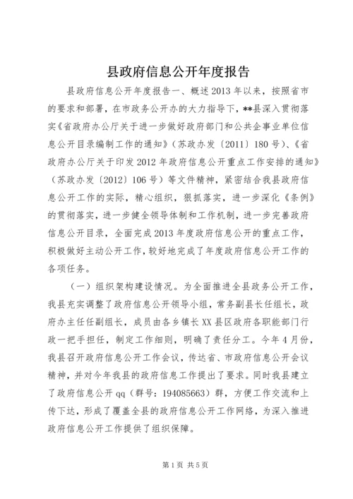 县政府信息公开年度报告.docx