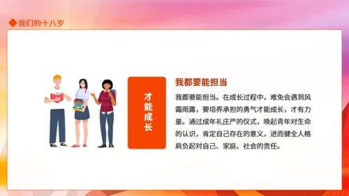 十八岁主题班会,成人礼通用PPT课件模板