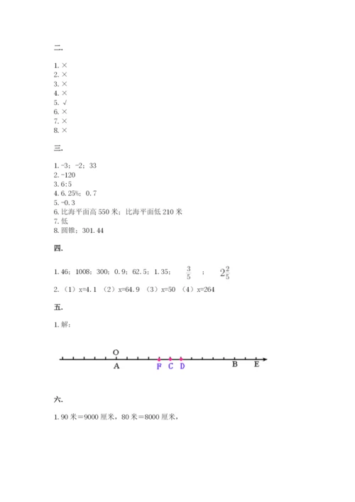 成都外国语学校小升初数学试卷含完整答案（名校卷）.docx