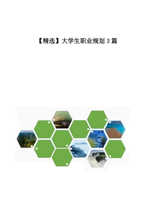 大学生职业规划3篇.docx