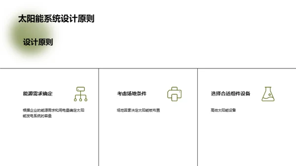 太阳能：企业绿色动力