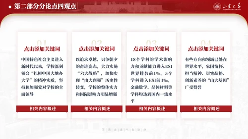 山东大学毕业论文答辩山大有文化通用PPT模板