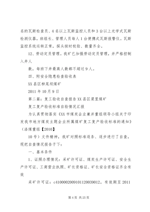 复工验收自查报告.docx