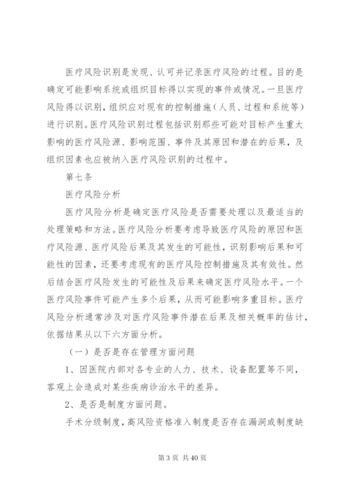 医疗风险预警管理方案.docx