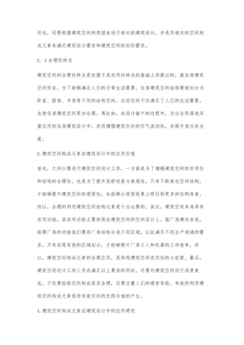 建筑空间构成元素在建筑设计中的应用刘寅.docx