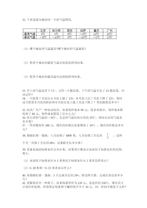 小升初数学应用题50道精品（历年真题）.docx
