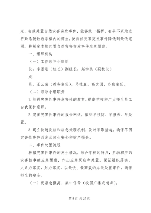 康家小学小学处置群体性和突发性事件应急预案.docx